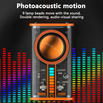 Tokyo Transparent mecha wireless bluetooth speaker