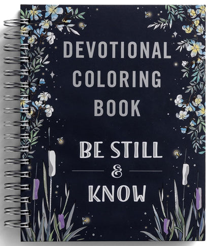 ➕️Be Still & Know: Devotional Coloring Book for mindfulness and creativity