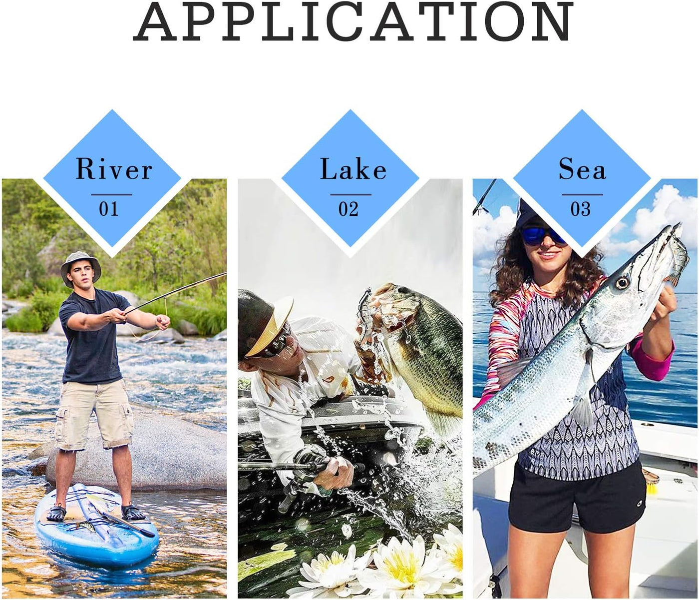 6-Segment Lifelike Fishing Lures