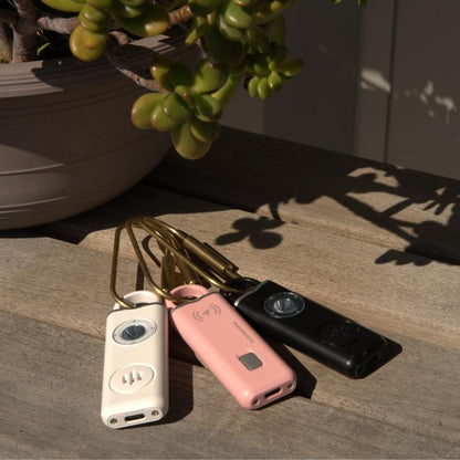 Rechargeable-Safety Alarm Clock Keychain