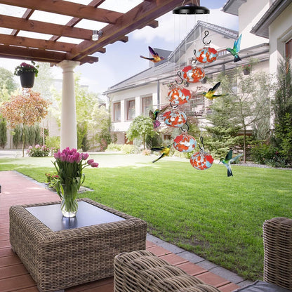 Never Leaks Wind Chime Hummingbird Feeder