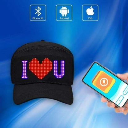 Personalized LED Display Cap