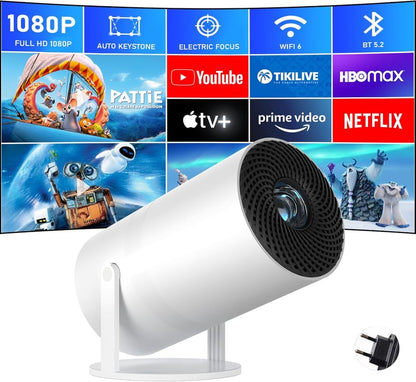 🎥✨Portable 2.4G/5G Wifi Smart Projector – 4K Home Cinema & Outdoor 1080P HD Projector