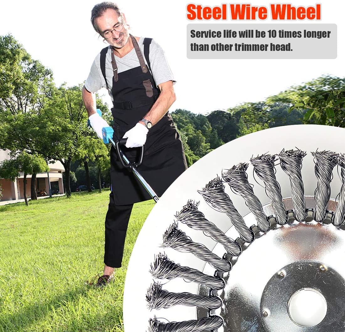 🎁Early Christmas Sale-30% OFF💥Steel Wire Brush Cutter Trimmer Head