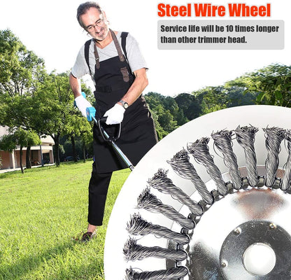 🎁Early Christmas Sale-30% OFF💥Steel Wire Brush Cutter Trimmer Head