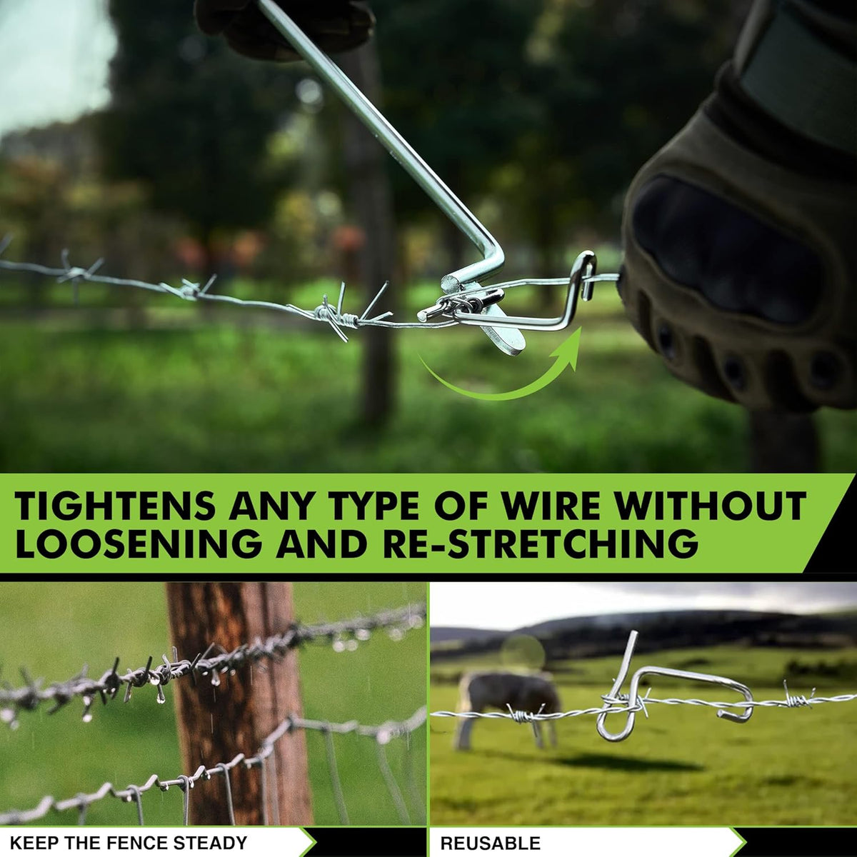 Make Fence Repairs Fast and Easy – Fence Wire Tensioning Tool