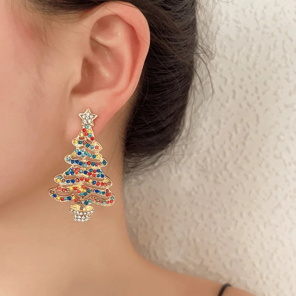 🎄Shiny Christmas Tree Earrings