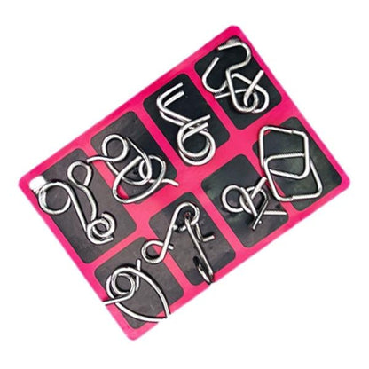 🔥Metal Puzzle Ring,Educational intellectual Toys IQ Toys,Metal Brain teaser Puzzles