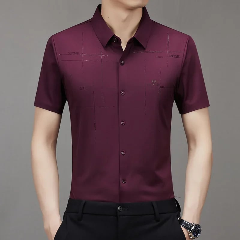 MEN'S ICE SILK BUSINESS SHIRT