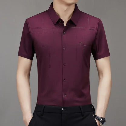 MEN'S ICE SILK BUSINESS SHIRT