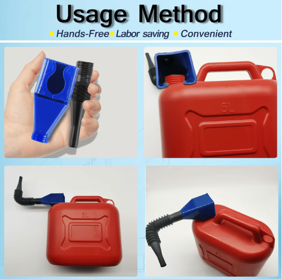 🔥Universal Household Folding Buckle Funnel