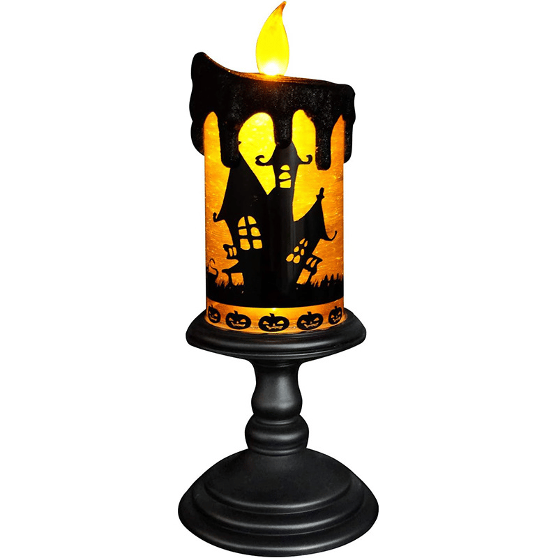 🔥Halloween Sale 57% Off -🎃Halloween Snow Globe Flameless Candle with Timer