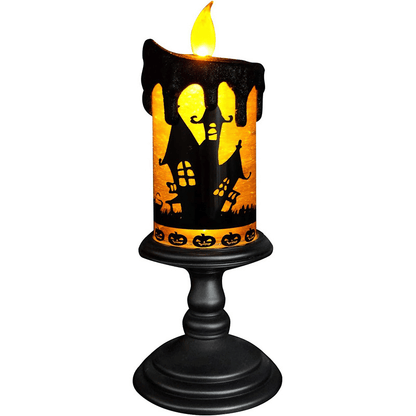 🔥Halloween Sale 57% Off -🎃Halloween Snow Globe Flameless Candle with Timer