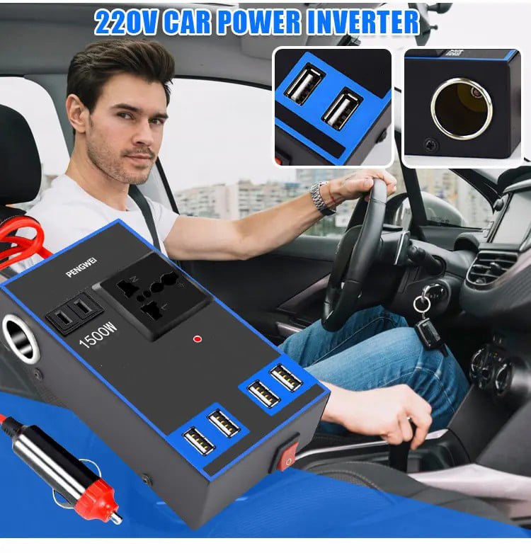 🚗🚗 220V Car Power Inverter , 12v24v To 220v Power Converter