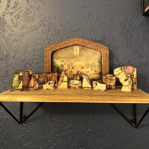 💓Nativity Puzzle - Wooden Decoration with Unique Design