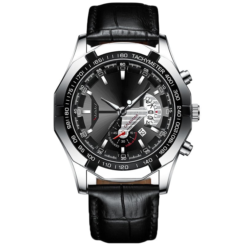 ⌚47 mm multifunctional quartz watch for men✨