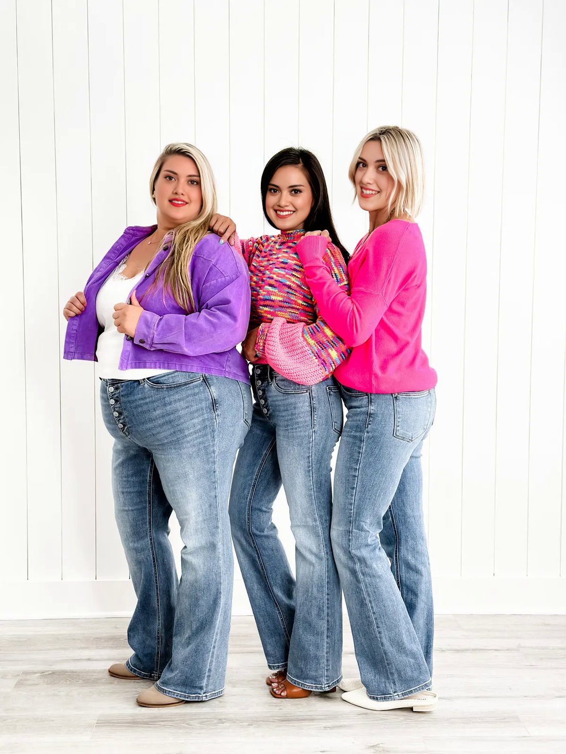 📢New Exclusive Flash Sale 49% OFF💕Mid Rise Button Fly Bootcut Jeans