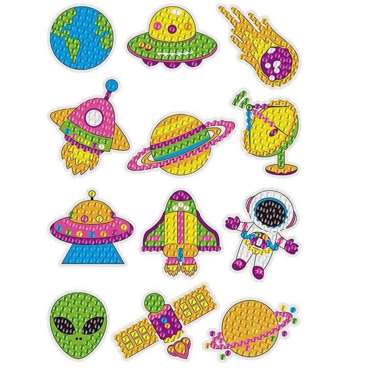 DIY children's free stick cartoon painting