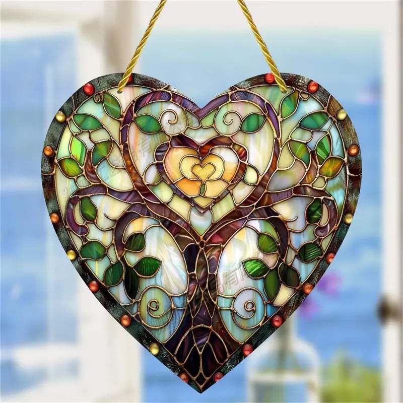 🌳Last Day Promotion 49% OFF - Wrapped in Love Tree of Life Suncatcher Heart Charm Gift❤️