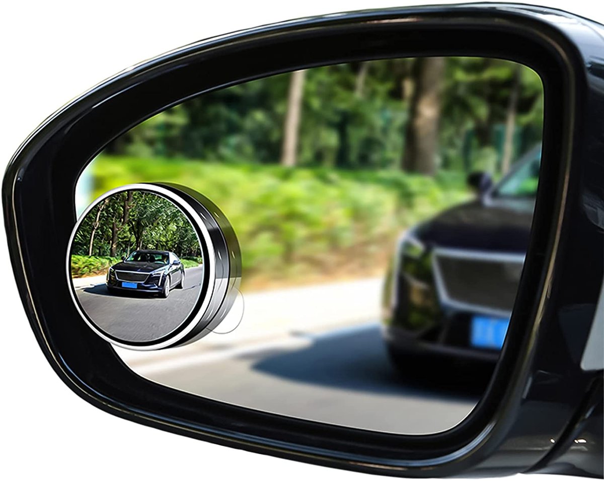 Suction Cup Car Convex Blind Spot Mirror (1 Set / 2 Pcs)