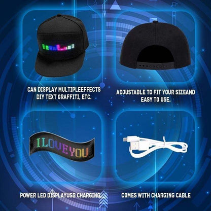 Personalized LED Display Cap