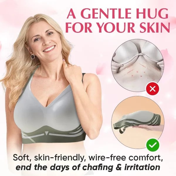 🎁Last Day 49% Off - Super gather bra | Wireless Push-up Bra👍No more sagging breasts