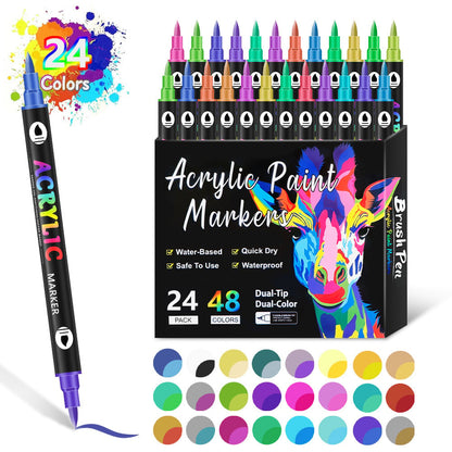 Paint By Numbers - Colorful Giraffe