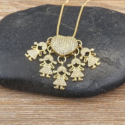 🔥 Mother's Love Necklace - Love and My Kids