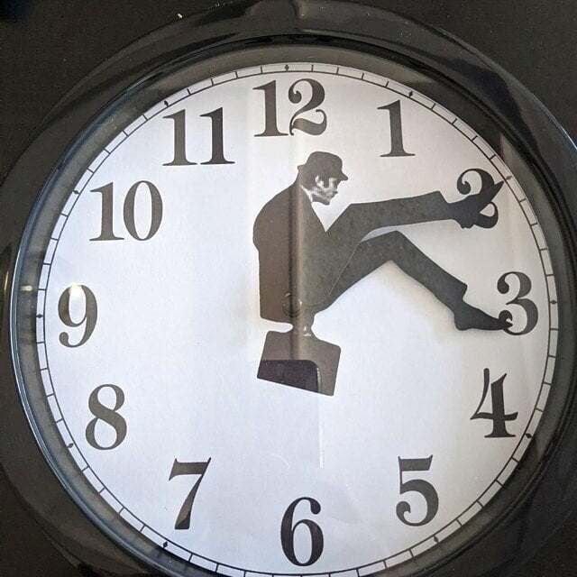 Ministry of Silly Walks Clock