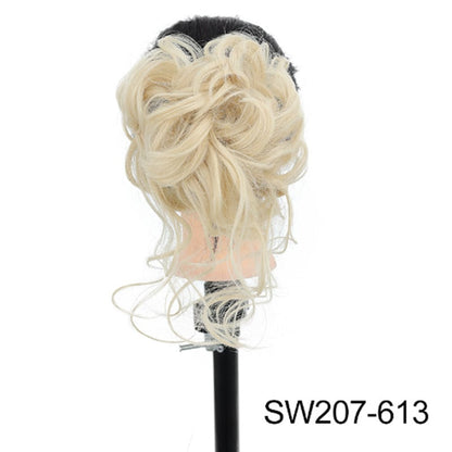 🌈Curly Bun Hair Piece