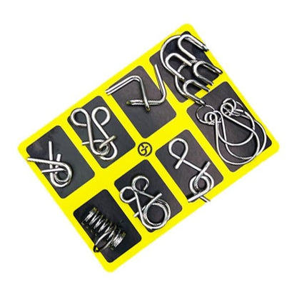 🎄Christmas Sales 49% OFF🔥IQ toys, metal puzzle ring, metal brain teaser puzzles