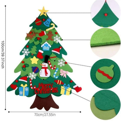 🔥LAST DAY PROMOTION 49% OFF 🔥 - 🎁DIY Felt Christmas Tree Set