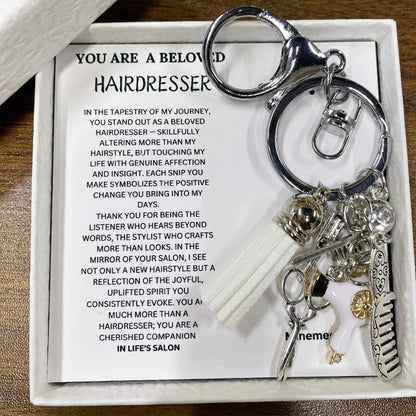 🎁💕Hairstylist Gift Keychain
