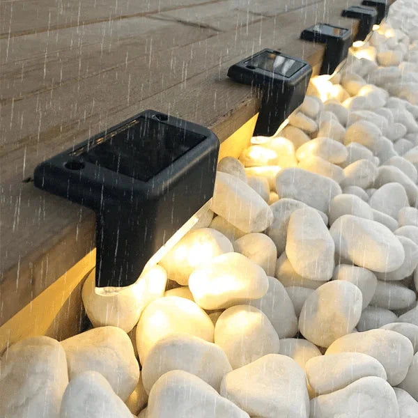 🔥Last Day 70% OFF🔥LED Solar Lamp Path Staircase Outdoor Waterproof Wall Light