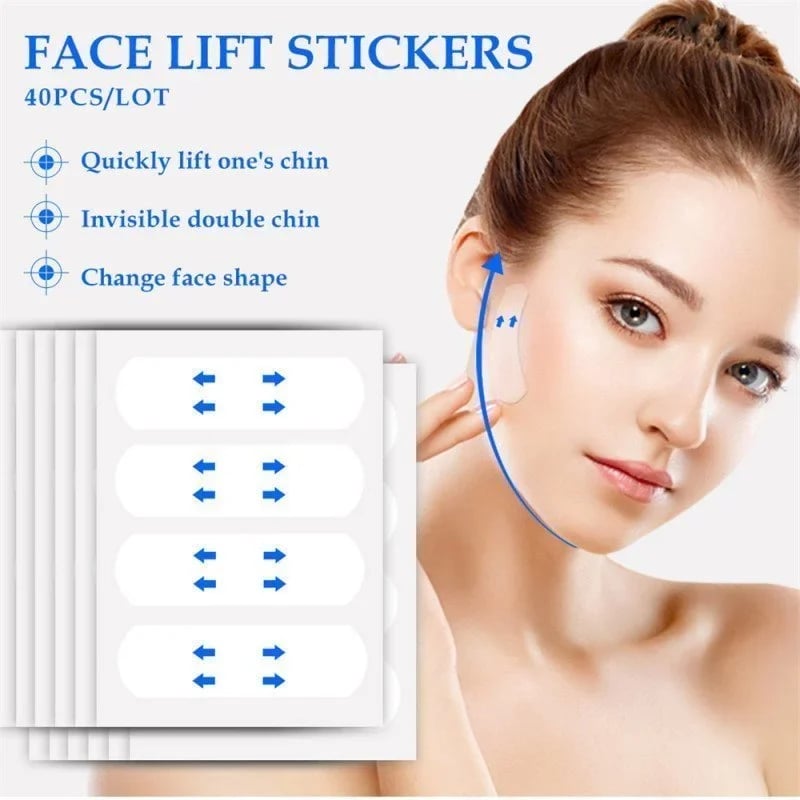 🔥Last Day 70% OFF🔥Invisible Face Lifter Tape✨Has a delicate V face(120pcs)