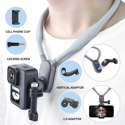 U-shape Neck Holder Mount for Sports Camera