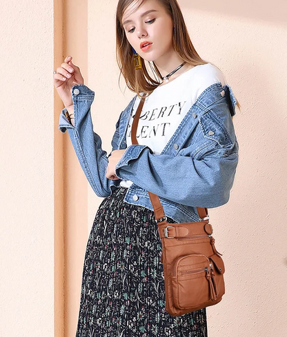 👜Mother's Day Pre-sale💥Multi-Pocket Crossbody Bag Soft Shoulder Purse Bag