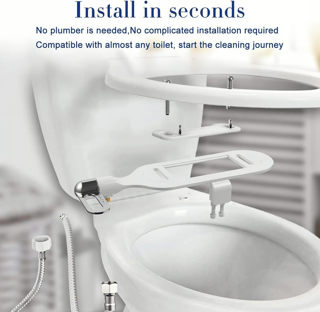 Smart Toilet Flusher(Hot and cold temperatures can be adjusted freely)