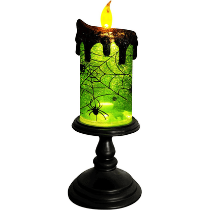 🔥Halloween Sale 57% Off -🎃Halloween Snow Globe Flameless Candle with Timer