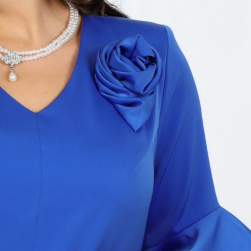 🌸Spring Specials🌸 Women's V-Neck Dress & Elastic Waist Pants Set