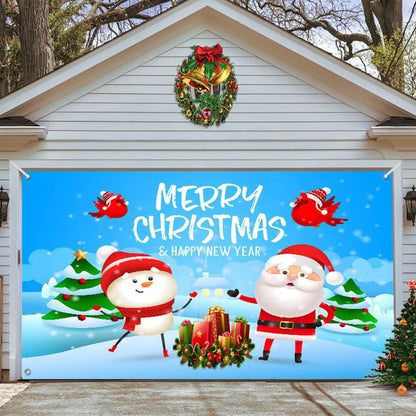 🎄Last Day Sale 49% OFF - Christmas 2024 Reusable Garage Door Decoration