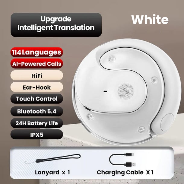 🔥LAST DAY SALE 49% OFF🔥AI Translation Wireless OWS Bluetooth Earphones [On Sale & Quick Ship!]