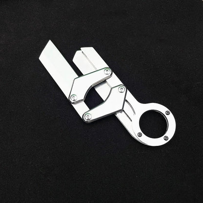 Zsrisle 7 Inch All Steel Folding Knife, Outdoor Hunting Tactical Knife