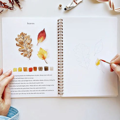 🔥LAST DAY 60% OFF - 💕Watercolor Workbook 🖼️Beginner-Friendly