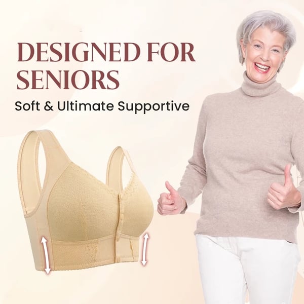 2024 New Front Closure Breathable Bra for Seniors