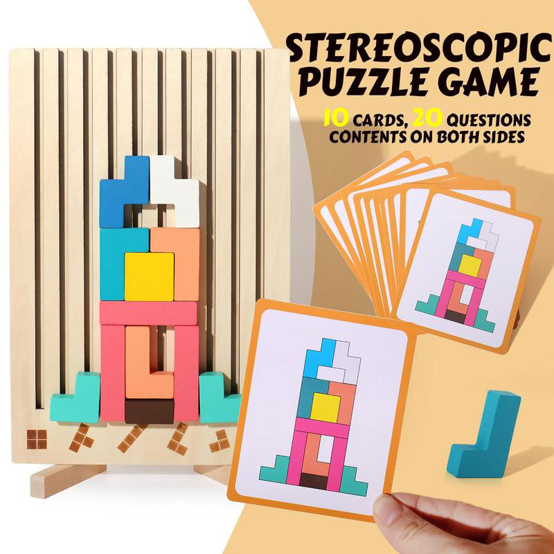 Wooden Stacking Puzzle Toy