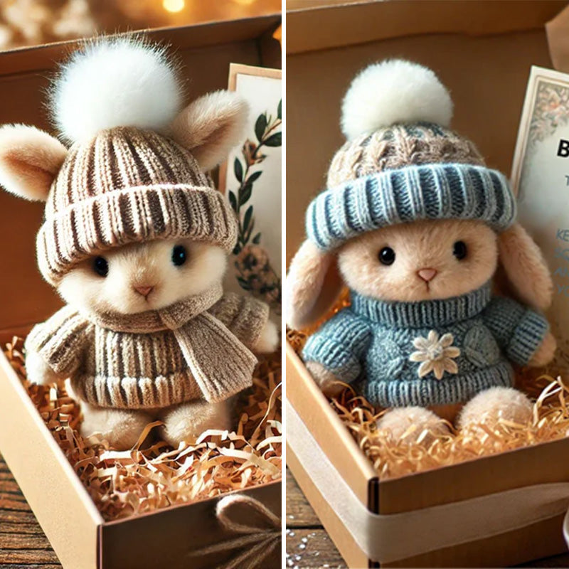 🔥Handmade🐇Mini Bunny Hug Cute Easter Gift🎁