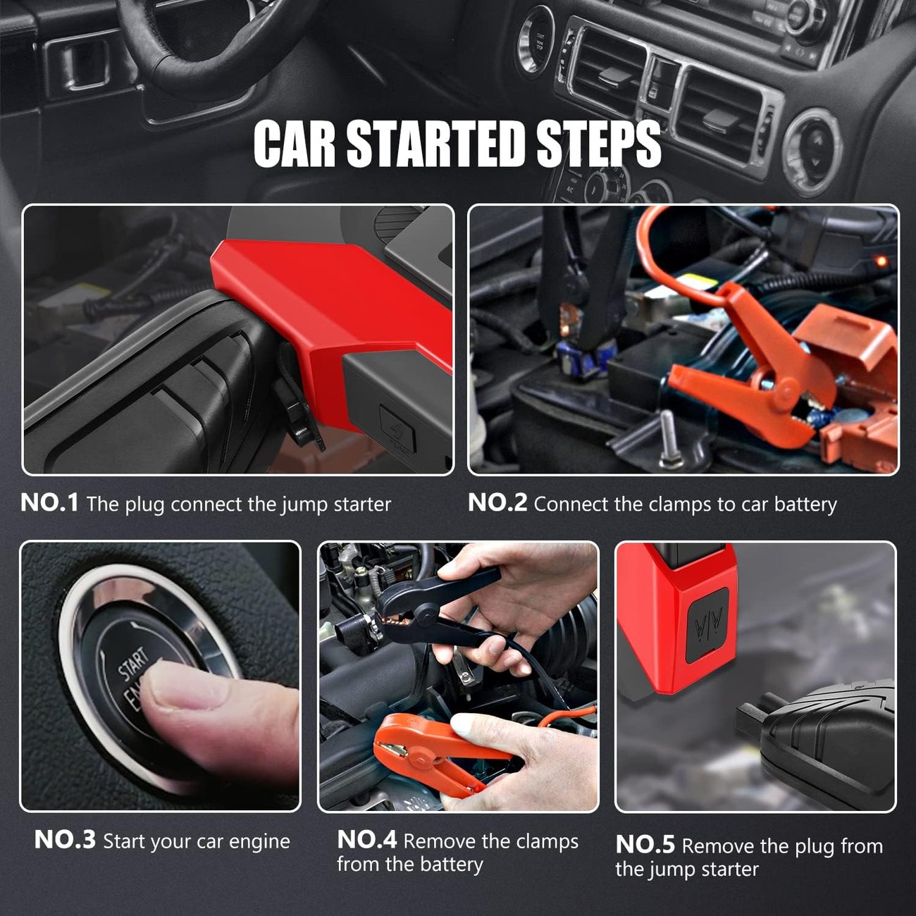 🔥Peak Jump Starter with Force Start Function