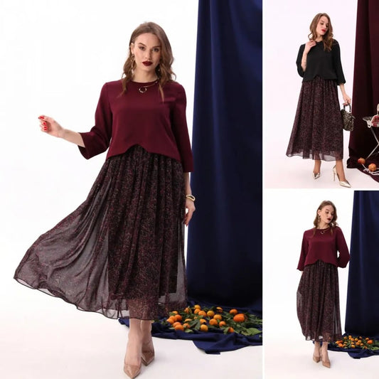 💗Skirt set with elegant bust