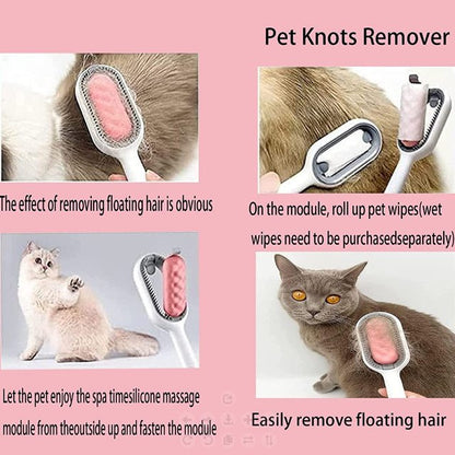 Pet Hair Removal Comb with Water Tank
